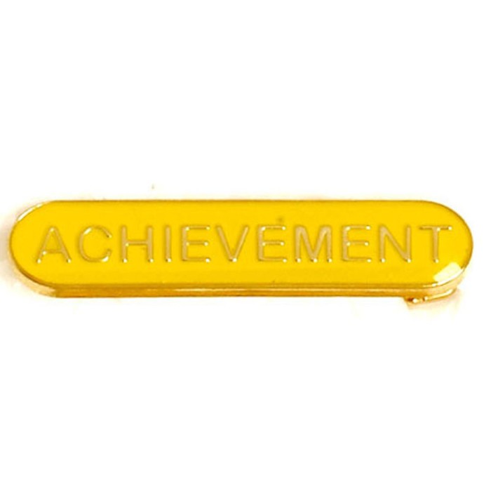 ACHIEVEMENT BADGE - 4 COLOURS - 40MM X 9MM
